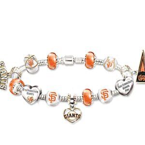 San Francisco Giants 2012 World Series Champs Beaded Charm Bracelet